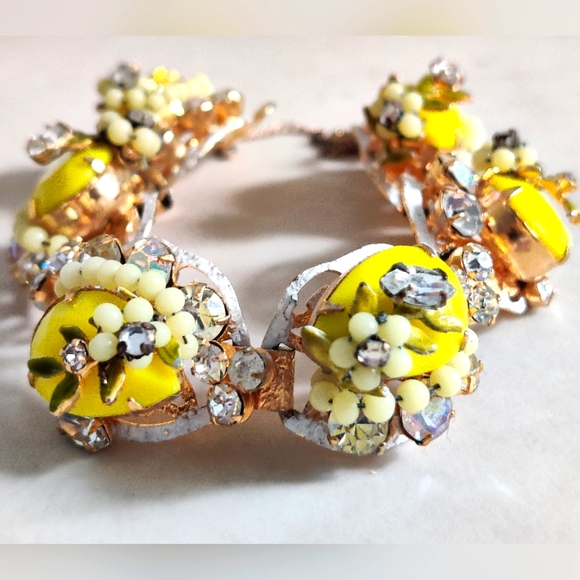 Original by Robert Chartreuse Yellow "Lemon" bracelet - Picture 1 of 16